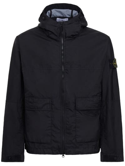 Stone Island - Short hooded nylon parka