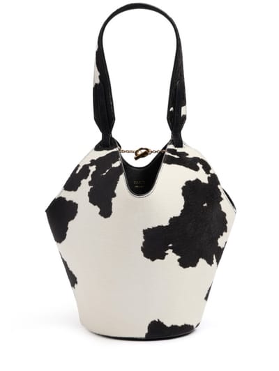 Khaite - Lotus mini leather tote bag