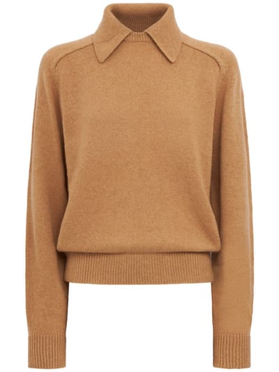 Khaite - Wool-blend sweater with collar