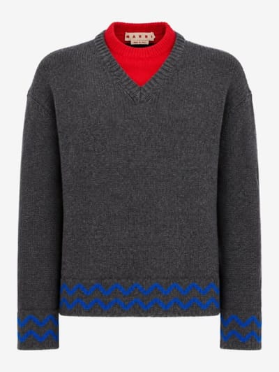Marni - Wool roundneck sweater