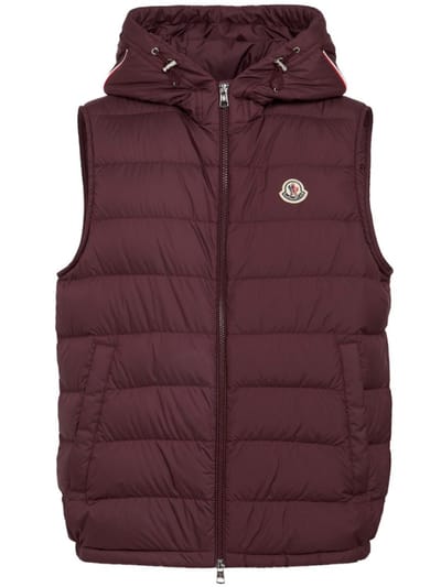 Moncler - Hooded quilted down vest