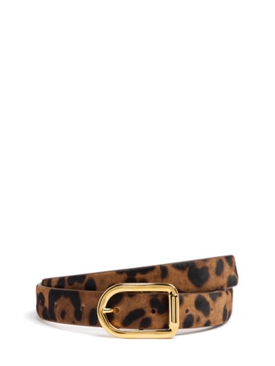 Déhanche - Thin calfskin belt