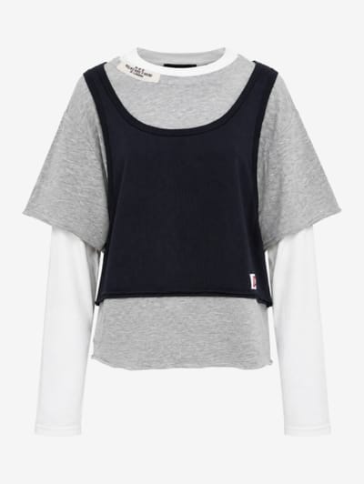Dsquared2 - Mixed Jersey Long Sleeves Tee