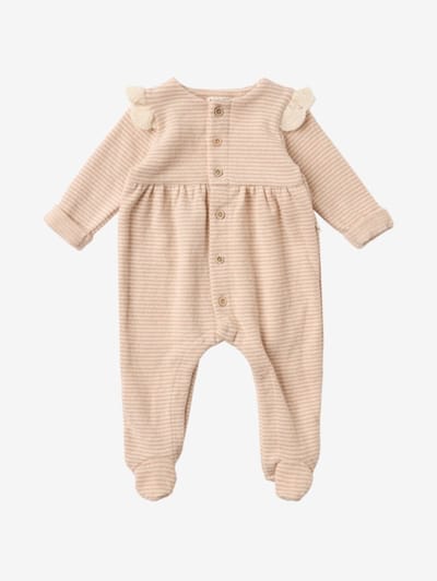 1 + IN THE FAMILY - Striped romper with ruffles