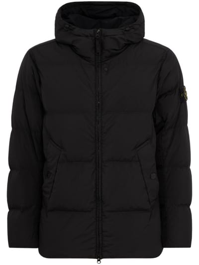 Stone Island - Hooded nylon down jacket