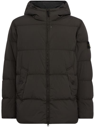 Stone Island - Hooded nylon down jacket
