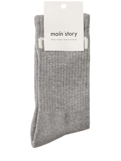Main Story - Organic cotton blend long socks