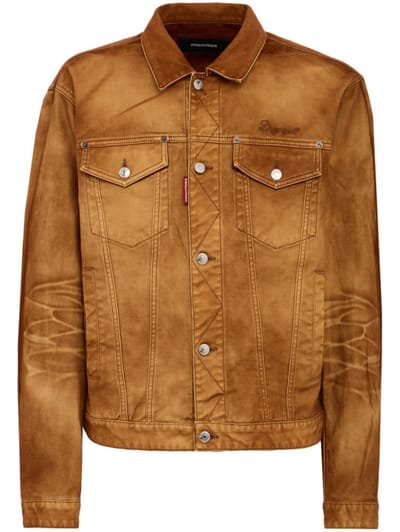 Dsquared2 - Over Jean flocked Jacket