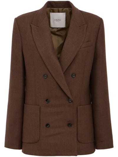 CRUNA - Oversize double-breasted blazer