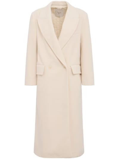 CRUNA - Oversized double-breasted long coat
