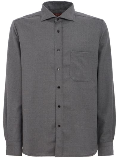 CRUNA - Oversized fit Italian collar Long sleeve