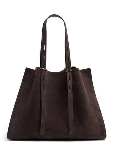 Minobossi - Paula suede tote bag