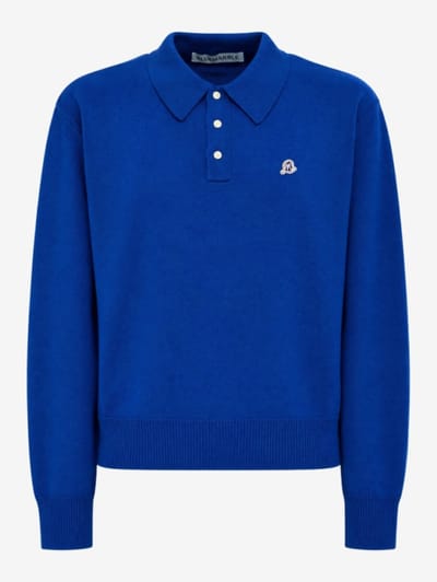 Bluemarble - Wool and cashmere knit polo