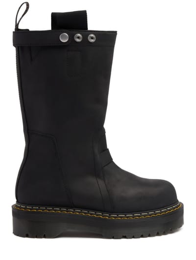 DR.MARTENS X RICK OWENS - Quad Sole leather boots