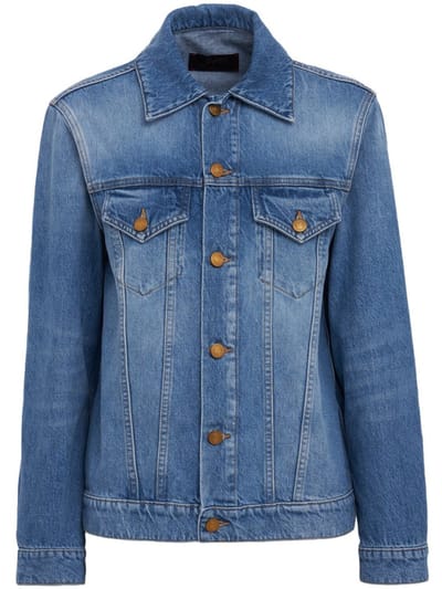 SEAFARER - Giacca in denim di cotone con tasche