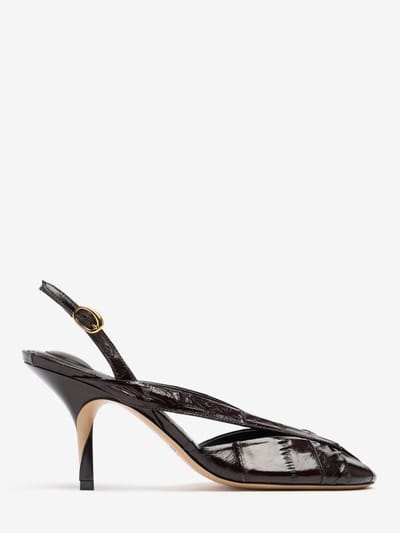 Jacquemus - Sandali slingback Poisson in vernice