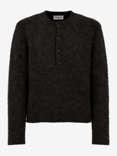 DIANA STUDIO - Serafino knit jumper w/buttons