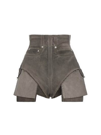 Rick Owens DRKSHDW - Shorts in denim - dirt