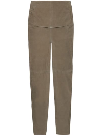 Rick Owens - Sliced leather skirt