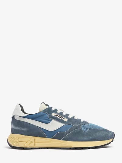 Autry - Nylon and leather sneakers Reelwind Low