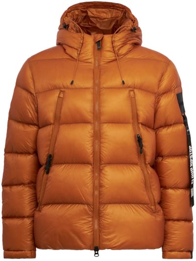 OUTHERE - Hooded nylon down jacket