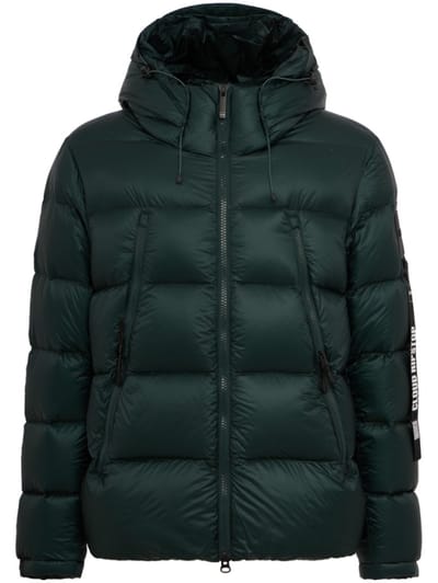 OUTHERE - Hooded nylon down jacket
