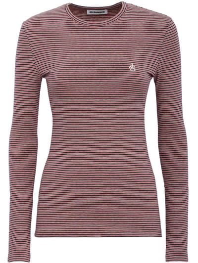Jil Sander - Striped cotton t-shirt