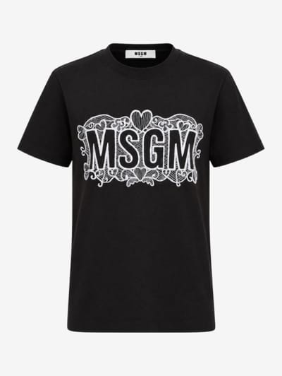 MSGM - Logo printed t-shirt