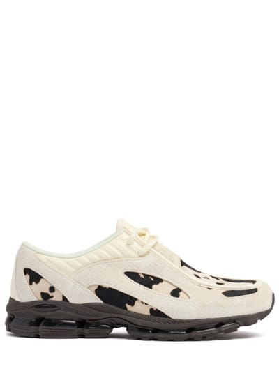 New Balance - Suede and calfskin sneakers