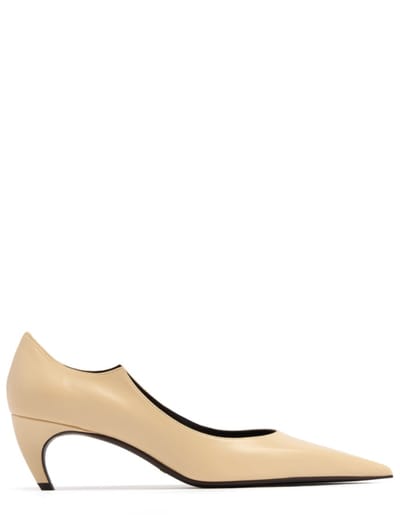 Khaite - Valerie pointed calfskin pumps 55mm
