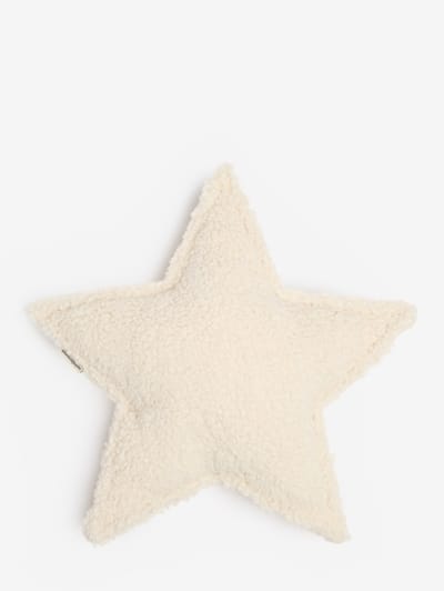 WIGIWAMA - Teddy-effect star cushion