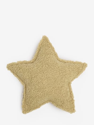 WIGIWAMA - Teddy-effect star cushion