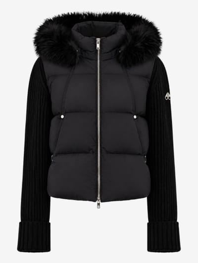 Moose Knuckles - w everest hybrid hooded jacket
