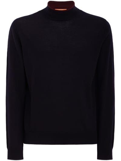 CRUNA - Wool turtleneck knit sweater