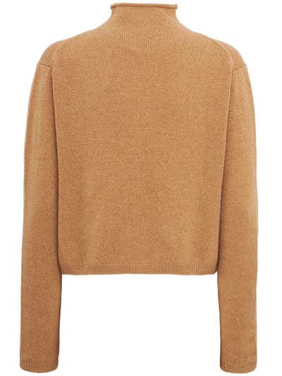 Khaite: Cropped wool and cashmere cardigan