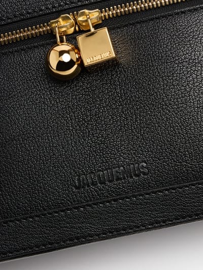 Jacquemus: Le Petit Vanity leather top handle bag