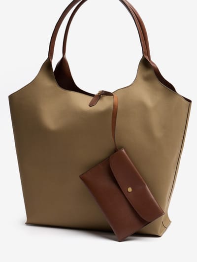 Stella McCartney: Wendbare Logo-Tote-Bag aus Baumwolle