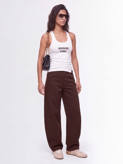 Stella McCartney: Ribbed cotton tank top