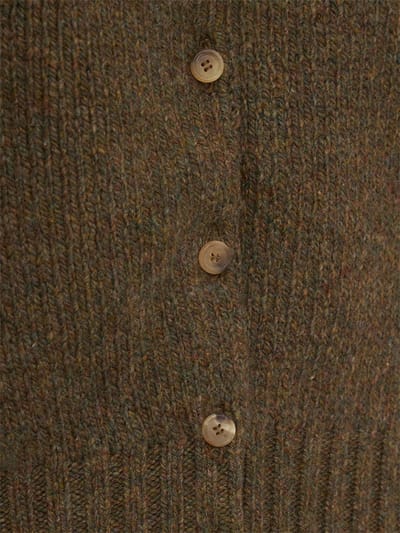 Khaite: Short-sleeved cashmere cardigan