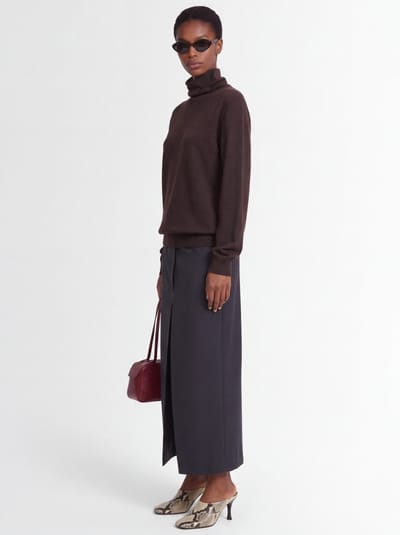 Khaite: Merino wool turtleneck sweater