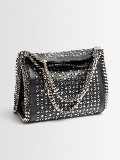 Stella McCartney: Falabella Mini tote bag with studs