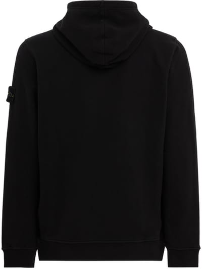 Stone Island: Zip-up hoodie with welt pockets