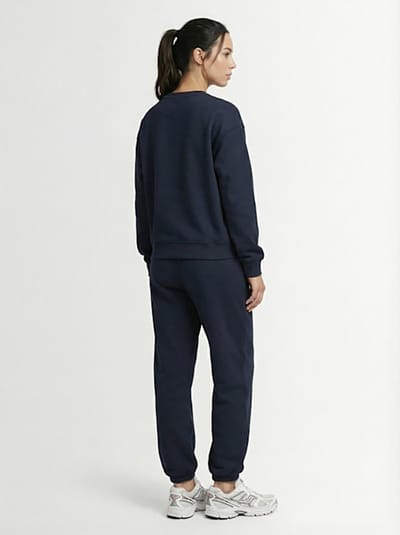 SOTF: Baumwoll-Sweatshirt mit Rundhalsausschnitt und Logo