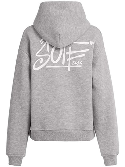SOTF: Cotton hooded sweatshirt with print