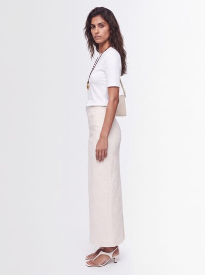 Giuseppe Di Morabito: Floral jacquard maxi skirt