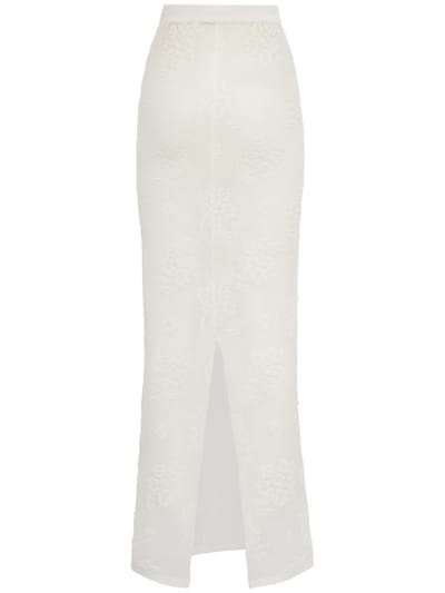 Giuseppe Di Morabito: Floral jacquard maxi skirt