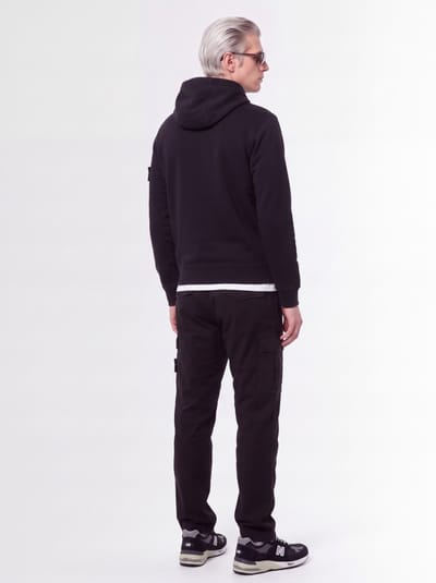 Stone Island: Cotton hoodie with logo badge