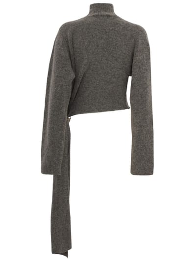 Giuseppe Di Morabito: High-neck sweater with crystals