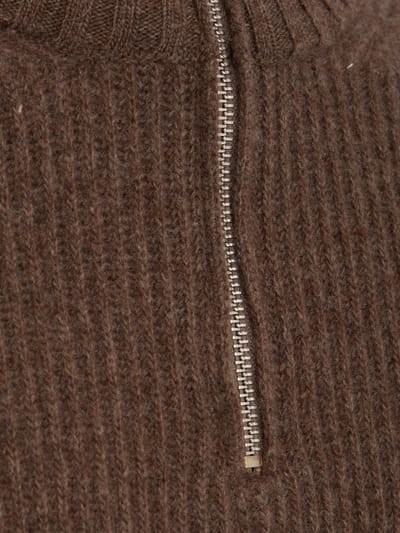 DIANA STUDIO: Merino blend knit polo w/ buttons