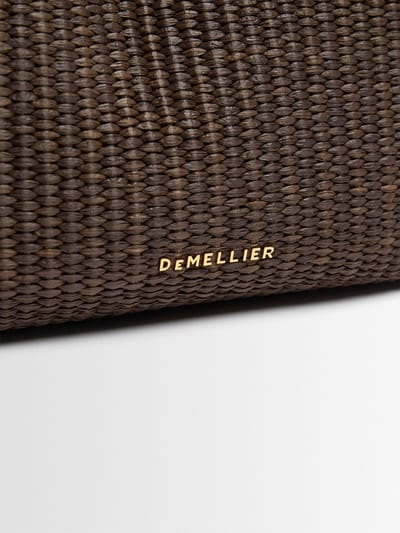 DeMellier: 仿拉菲草配肩带托特包